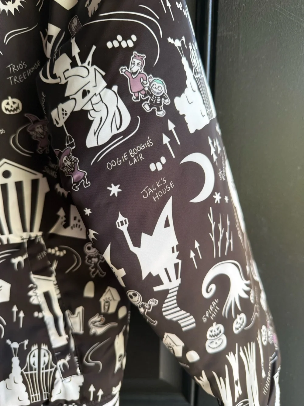 Disney The Nightmare Before Christmas varsity bomber jacket for kids Size 9/10